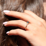 Load image into Gallery viewer, Carme London Blue Topaz Yüzük