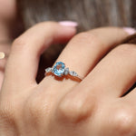 Load image into Gallery viewer, Phaedra Aquamarine Yüzük