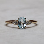 Load image into Gallery viewer, Hestia Grande Aquamarine Yüzük