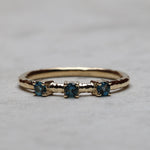 Load image into Gallery viewer, Eudora London Blue Topaz Yüzük