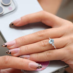 Load image into Gallery viewer, Jülide Grande Aquamarine Yüzük