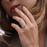 Load image into Gallery viewer, Jülide Grande Aquamarine Yüzük