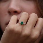 Load image into Gallery viewer, Aegle Zümrüt Yüzük