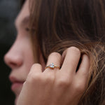 Load image into Gallery viewer, Sahraa Sky Blue Topaz Yüzük