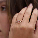 Load image into Gallery viewer, Morgan 6 Morganite Yüzük