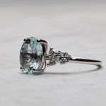 Load image into Gallery viewer, Magnifique XL Aquamarine Yüzük