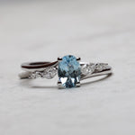 Load image into Gallery viewer, Britt 7 Aquamarine Yüzük