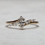 Load image into Gallery viewer, Tevazu Pırlanta Yüzük