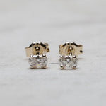 Load image into Gallery viewer, Amara Oval Pırlanta Küpe