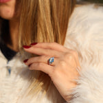 Load image into Gallery viewer, Europa XL Aquamarine Yüzük