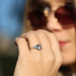 Load image into Gallery viewer, Europa XL Aquamarine Yüzük