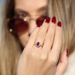 Load image into Gallery viewer, Elenaor Yakut Yüzük