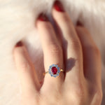 Load image into Gallery viewer, Elenaor Yakut Yüzük