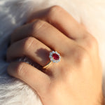 Load image into Gallery viewer, Elenaor Yakut Yüzük