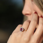 Load image into Gallery viewer, Elenaor Yakut Yüzük