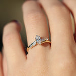 Load image into Gallery viewer, Tevazu Pırlanta Yüzük