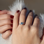 Load image into Gallery viewer, Magnifique 7 Aquamarine Yüzük