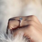 Load image into Gallery viewer, Magnifique 7 Aquamarine Yüzük