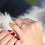 Load image into Gallery viewer, Skyler 7 Aquamarine Yüzük