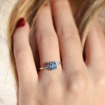 Load image into Gallery viewer, Skyler 7 Aquamarine Yüzük