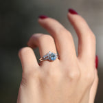 Load image into Gallery viewer, Skyler 7 Aquamarine Yüzük