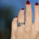 Load image into Gallery viewer, Skyler 7 Aquamarine Yüzük