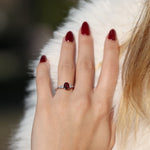 Load image into Gallery viewer, Melissa 70 Garnet Yüzük