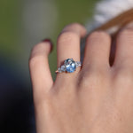 Load image into Gallery viewer, Magnifique XL Aquamarine Yüzük