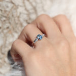 Load image into Gallery viewer, Britt 7 Aquamarine Yüzük