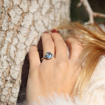 Load image into Gallery viewer, Skyler XL Aquamarine Yüzük