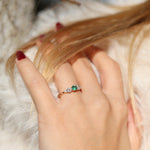 Load image into Gallery viewer, Eleni Zümrüt Yüzük