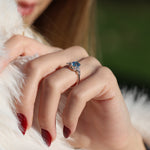 Load image into Gallery viewer, Ilayda Aquamarine Yüzük