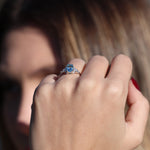 Load image into Gallery viewer, Ilayda Aquamarine Yüzük