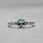 Load image into Gallery viewer, Dorian 70 Aquamarine Topaz Yüzük