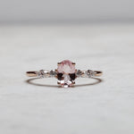 Load image into Gallery viewer, Dorian 70 Morganite Yüzük