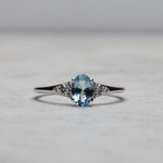 Load image into Gallery viewer, Marjorie Aquamarine Yüzük