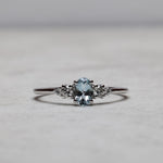 Load image into Gallery viewer, Hestia Aquamarine Yüzük