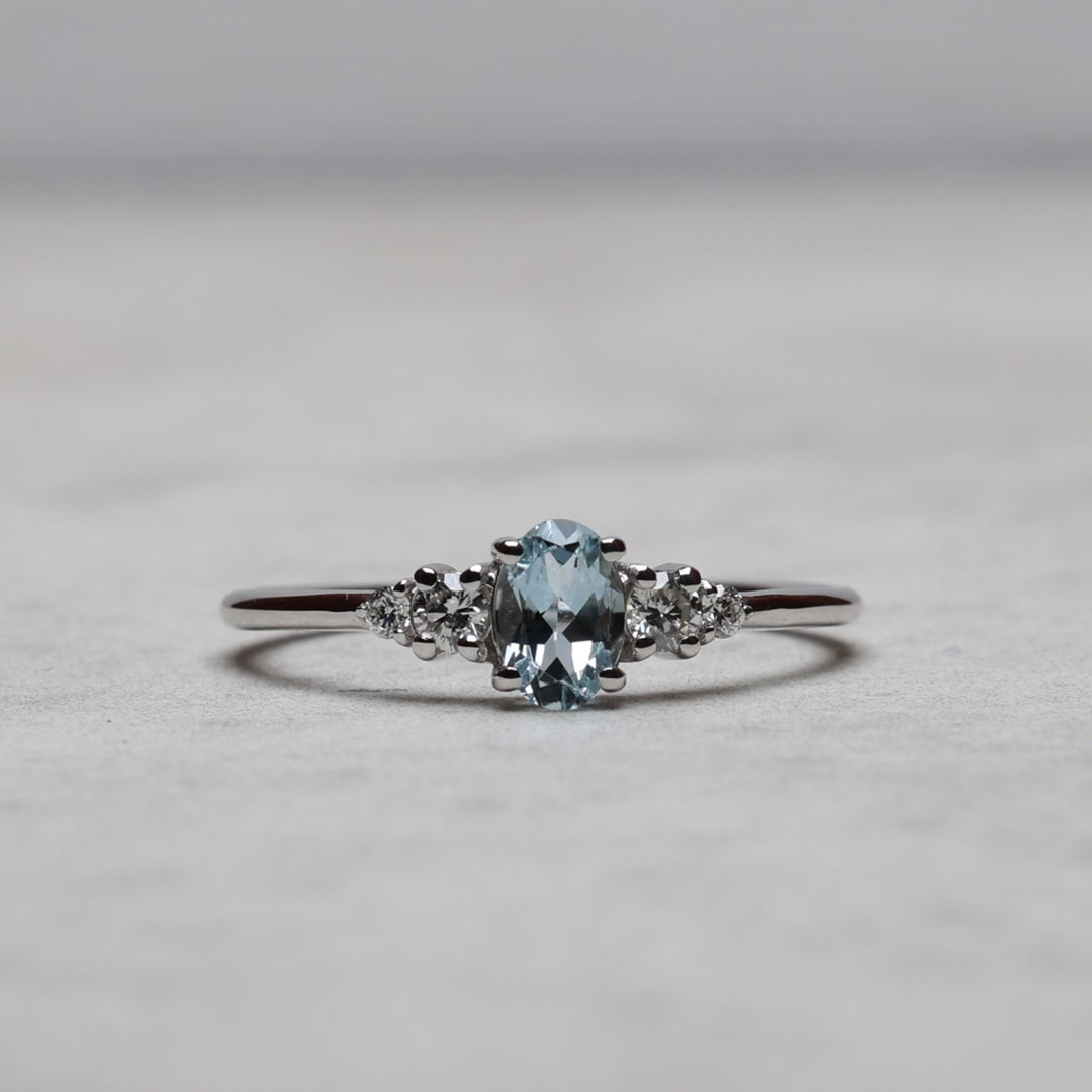 Hestia Aquamarine Yüzük