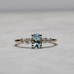 Load image into Gallery viewer, Melissa 70 Aquamarine Yüzük