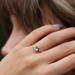 Load image into Gallery viewer, Aegle Beyaz Safir Yüzük