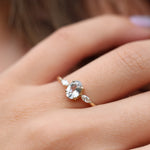 Load image into Gallery viewer, Aegle Beyaz Safir Yüzük