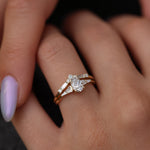 Load image into Gallery viewer, Avdotya 60 Pırlanta Yüzük