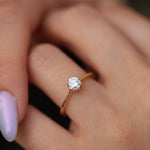 Load image into Gallery viewer, Acacia 50 GIA Sertifikalı Pırlanta Yüzük