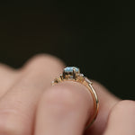 Load image into Gallery viewer, Eclat Sky Blue Topaz Yüzük