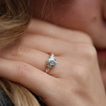 Load image into Gallery viewer, Eclat Sky Blue Topaz Yüzük