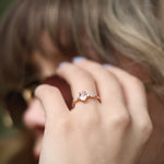 Load image into Gallery viewer, Dorian 70 Morganite Yüzük