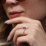 Load image into Gallery viewer, Love Tanzanite Yüzük