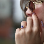 Load image into Gallery viewer, Love Tanzanite Yüzük