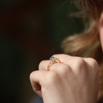 Load image into Gallery viewer, Dorian 70 Aquamarine Topaz Yüzük