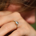 Load image into Gallery viewer, Dorian 70 Aquamarine Topaz Yüzük